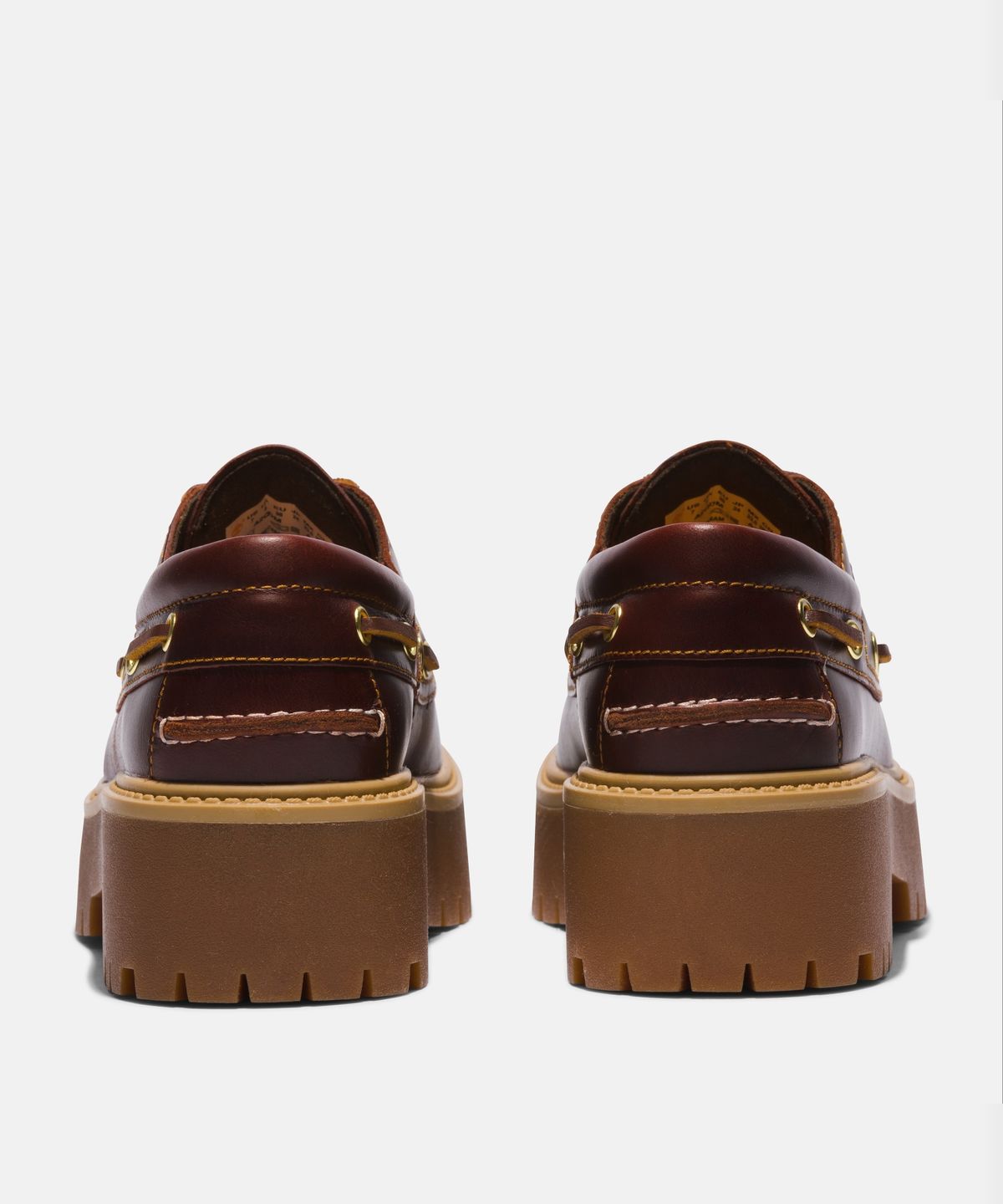 팀버랜드(TIMBERLAND) (여성) 3아이 프리미엄 플랫폼 보트슈즈 - 버건디 / A2QDM-D57