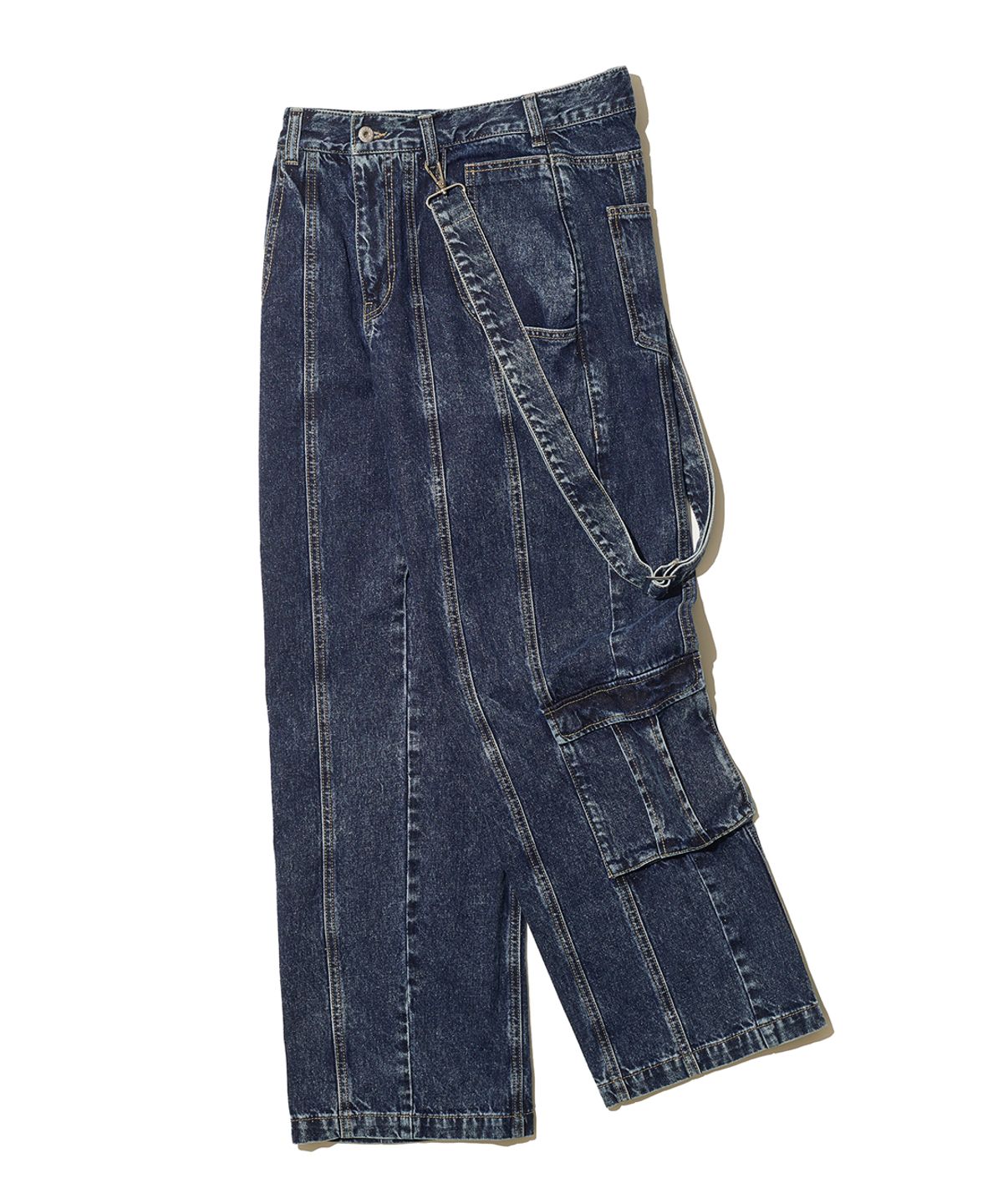 빅유니온(BIG UNION) LINE DENIM PANTS / INDIGO