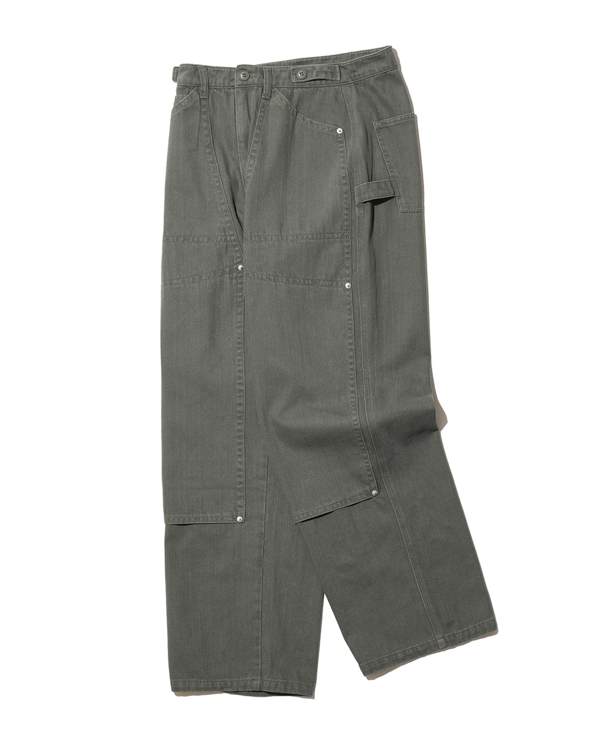 빅유니온(BIG UNION) SOLID CARPENTER PANTS / OLIVE