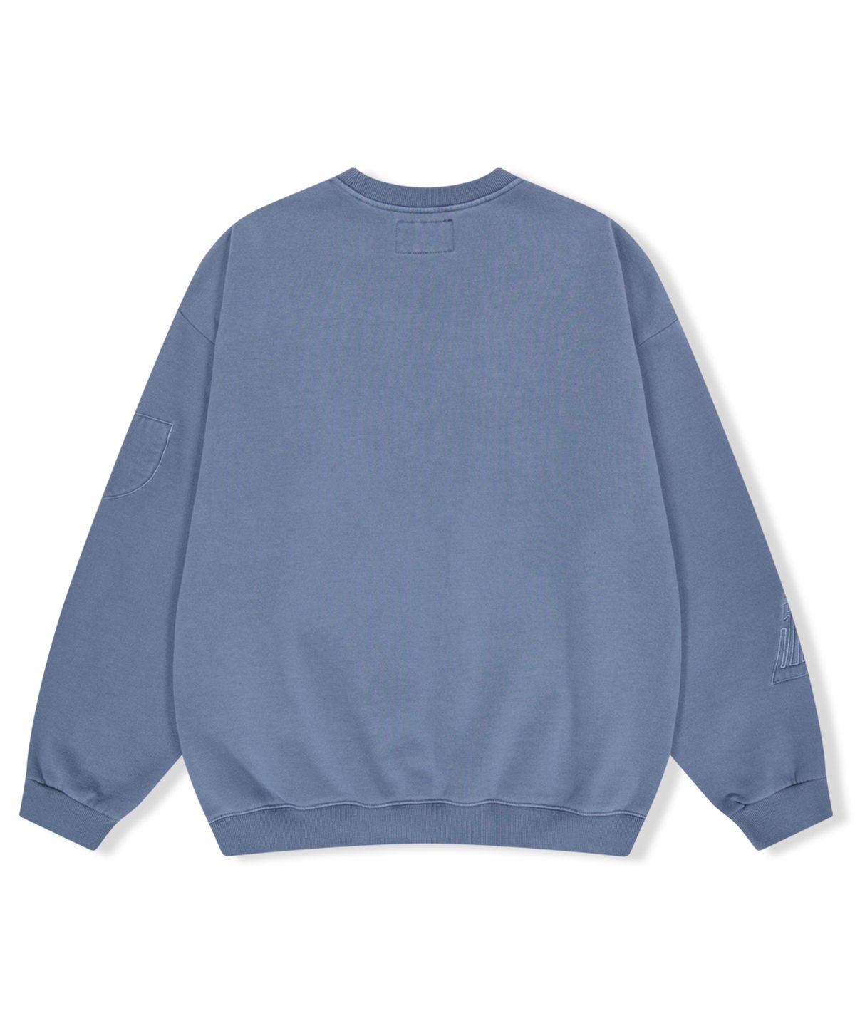 예스아이씨(YESEYESEE) Y.E.S Pigment Embroidery Sweatshirt Blue