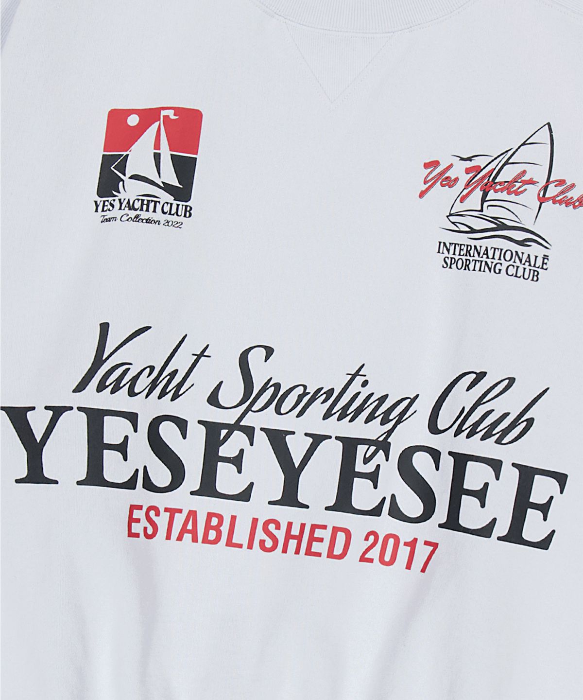 예스아이씨(YESEYESEE) Y.E.S Yacht Sweatshirt Slate