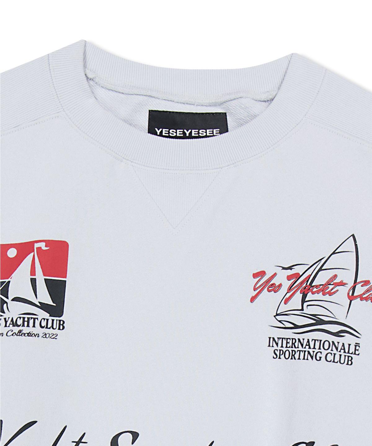 예스아이씨(YESEYESEE) Y.E.S Yacht Sweatshirt Slate