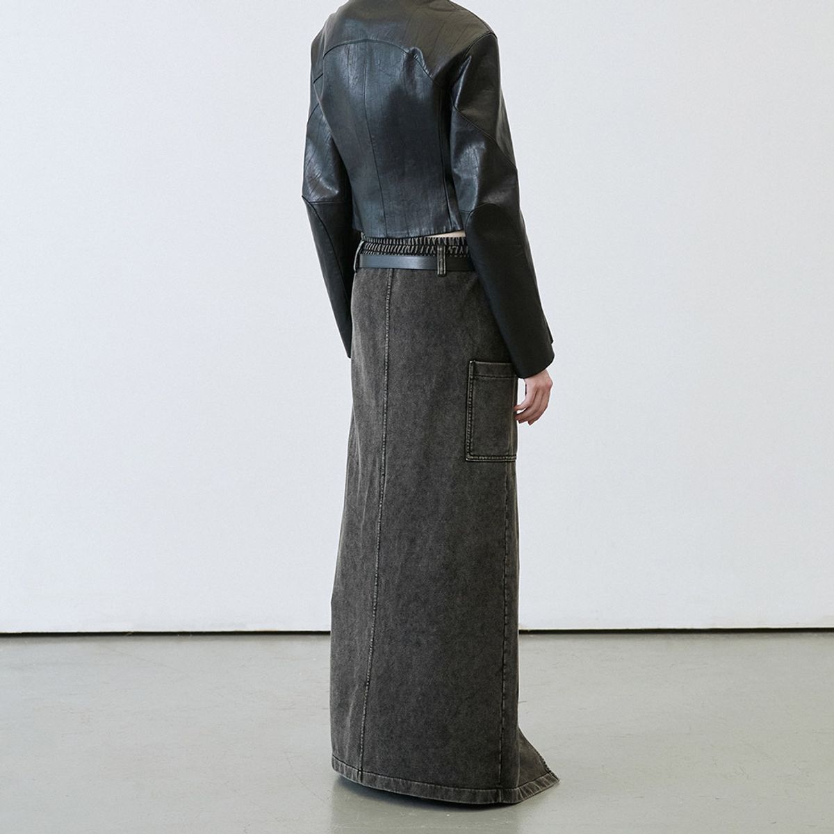 엘씨디씨티엠(LCDC™) 1710 SNOW WASHED LONG SKIRT