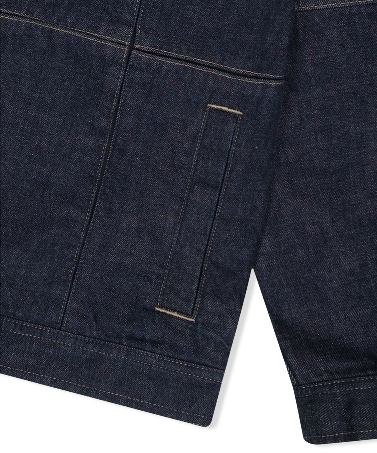 예스아이씨(YESEYESEE) Paneled Denim Jacket Indigo