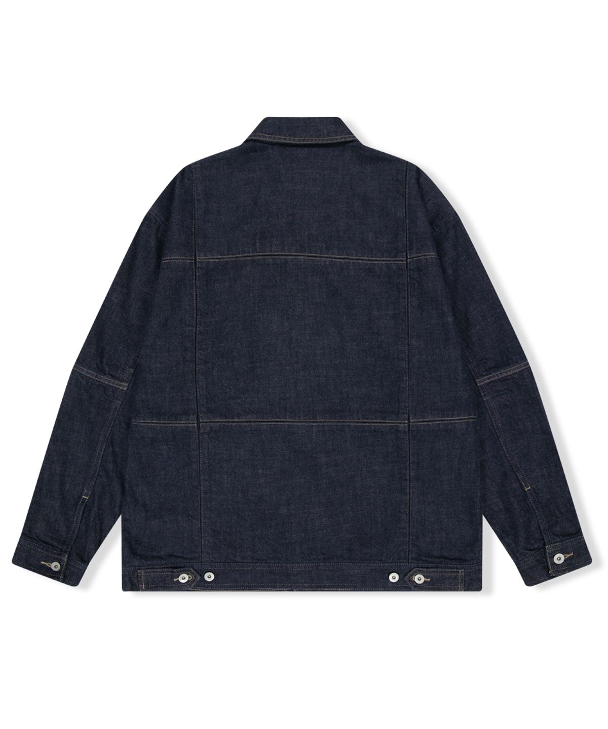 예스아이씨(YESEYESEE) Paneled Denim Jacket Indigo