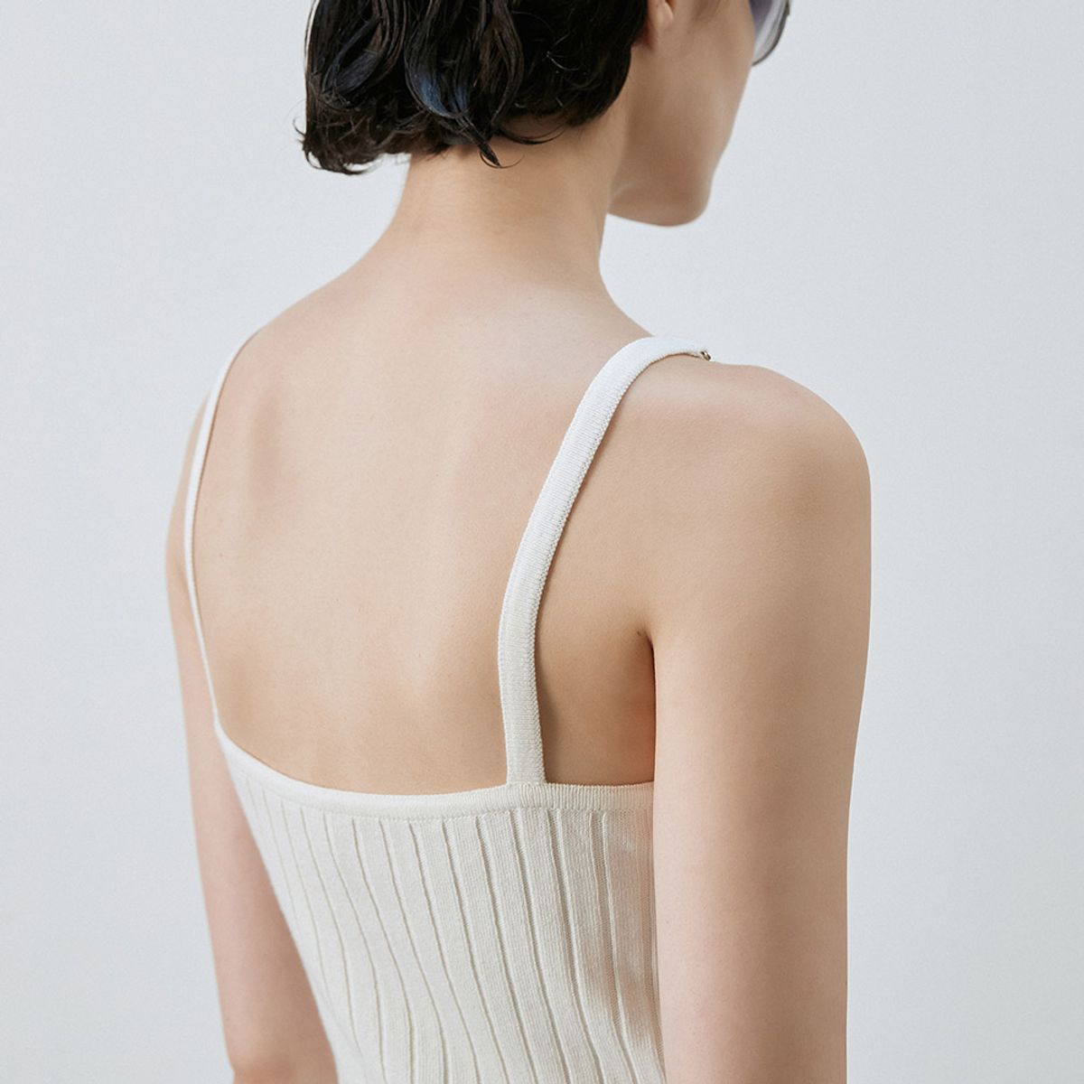 엘씨디씨티엠(LCDC™) SUSPENDERS RIBBED KNIT DRESS