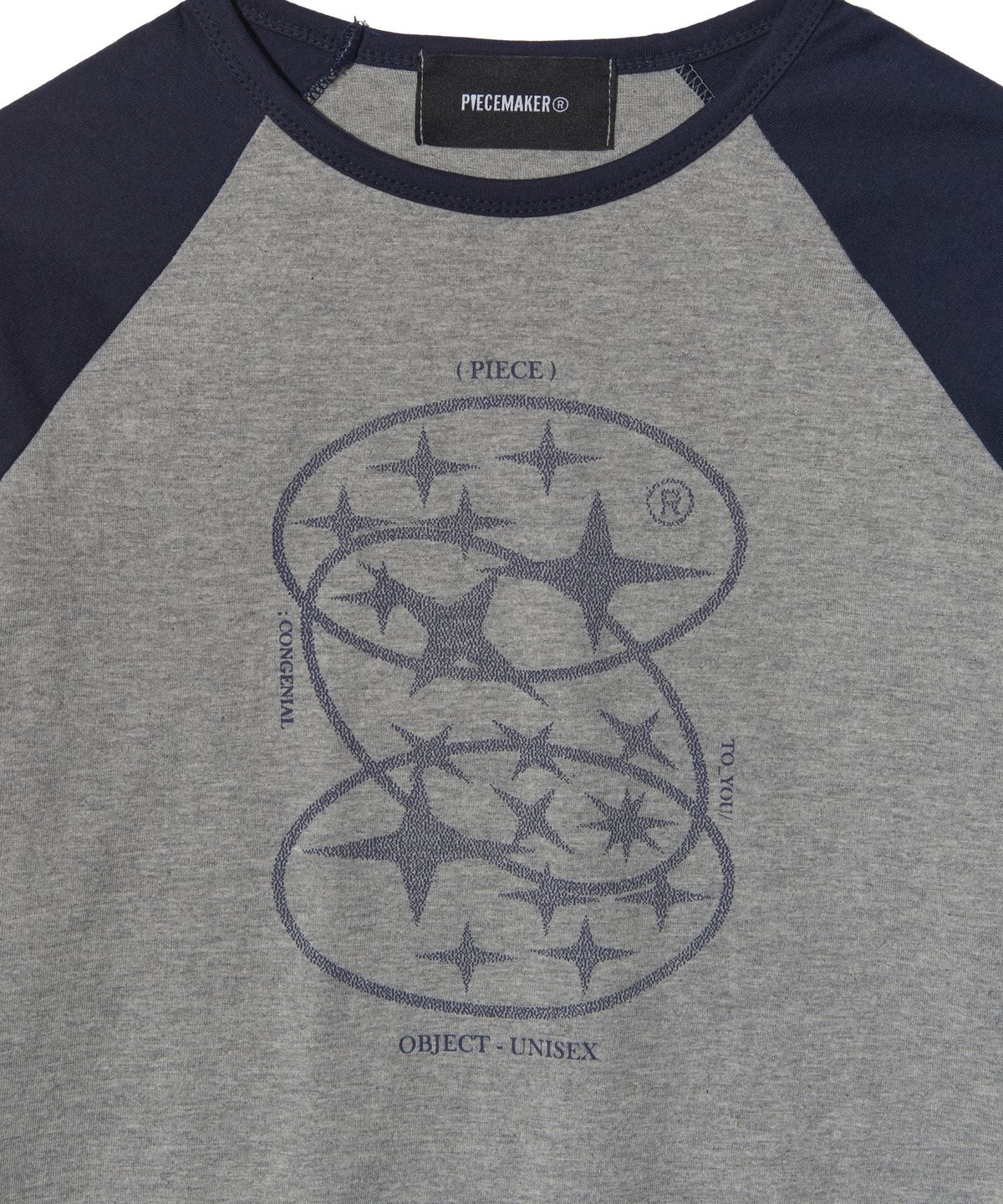 피스메이커(PIECE MAKER) 3SC RAGLAN SUIT TEE (NAVY)