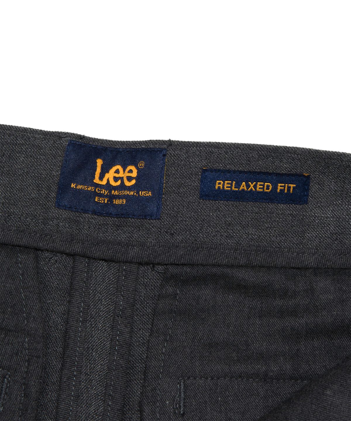 리(LEE) 우먼 슬랙스 투턱 팬츠 차콜