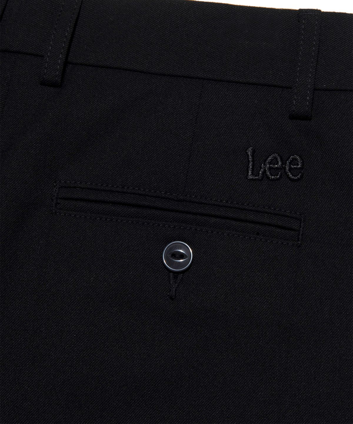 리(LEE) 우먼 슬랙스 투턱 팬츠 블랙