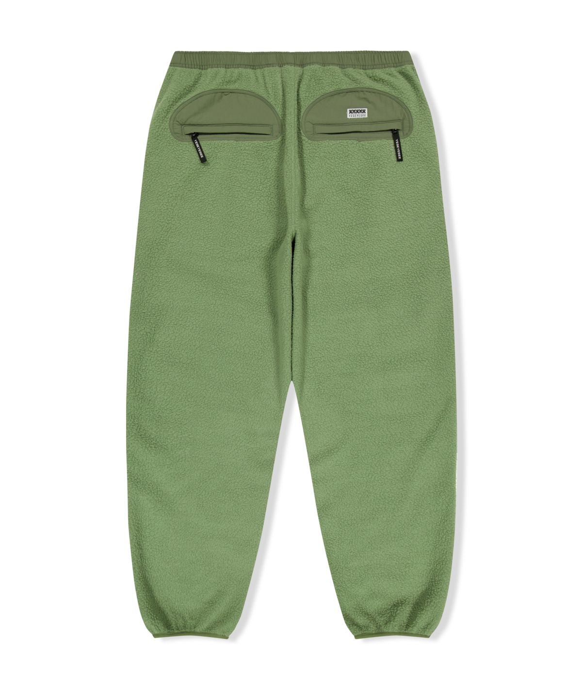 예스아이씨(YESEYESEE) Boa Fleece Nomadic Pants Sage Green