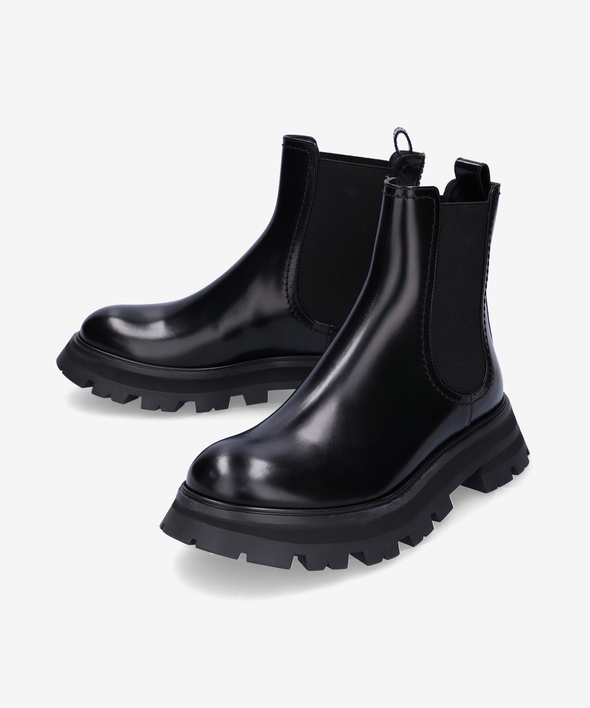 알렉산더 맥퀸(ALEXANDER McQUEEN) 완더 첼시 부츠 - 블랙 / 757487WIDU11000