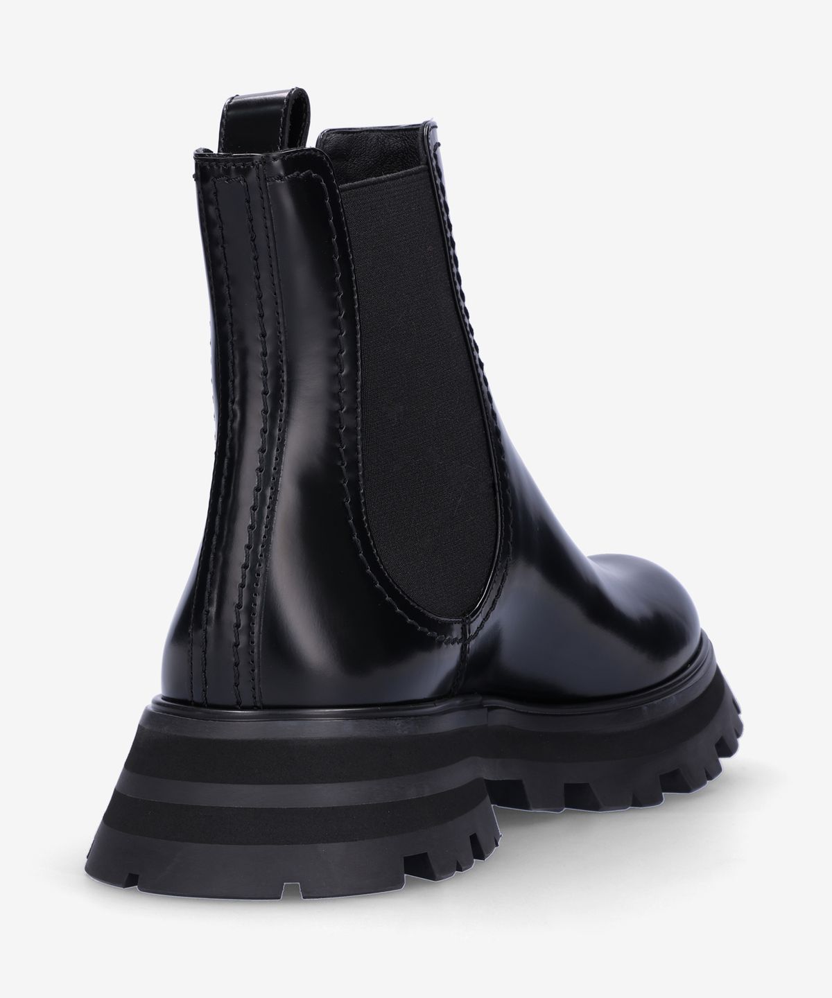 알렉산더 맥퀸(ALEXANDER McQUEEN) 완더 첼시 부츠 - 블랙 / 757487WIDU11000