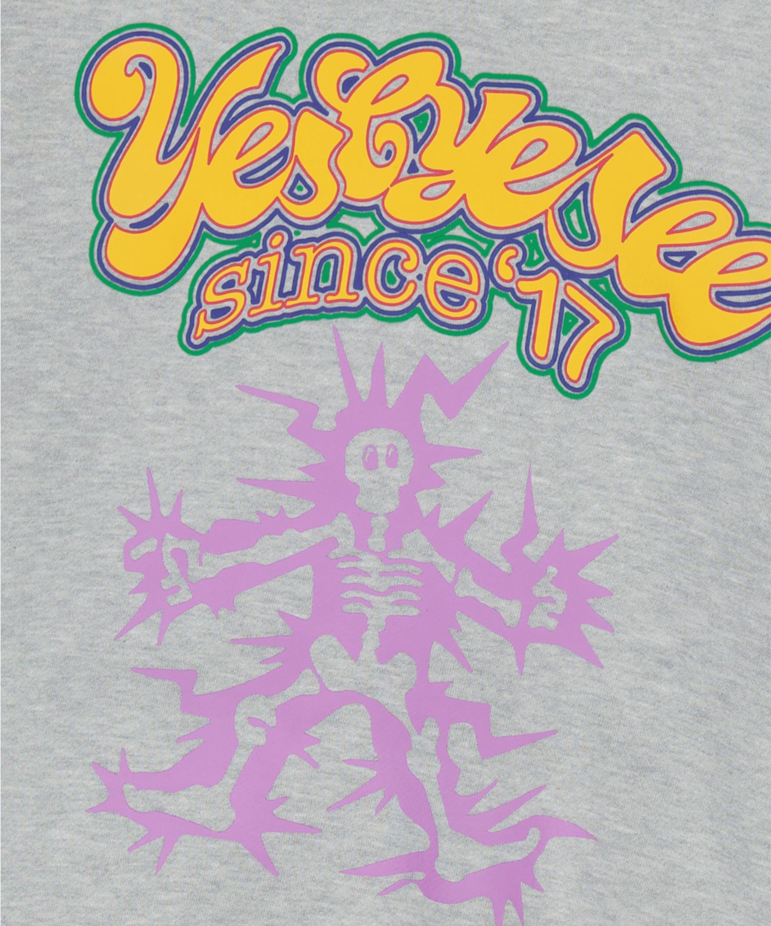 MUSINSA | YESEYESEE YES Lightning Bear Hoodie Gray