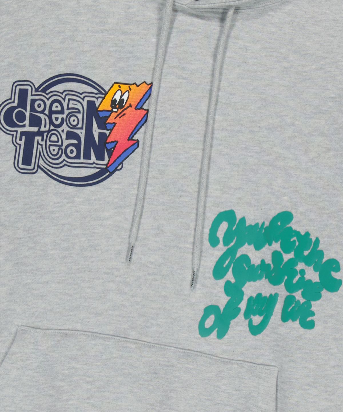 예스아이씨(YESEYESEE) Y.E.S Lightning Bear Hoodie Grey