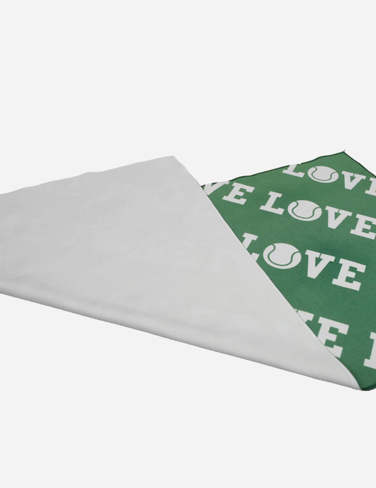 클레버필드(CLEVER FIELD) LOVE 테니스 스포츠 와플 타올_그린