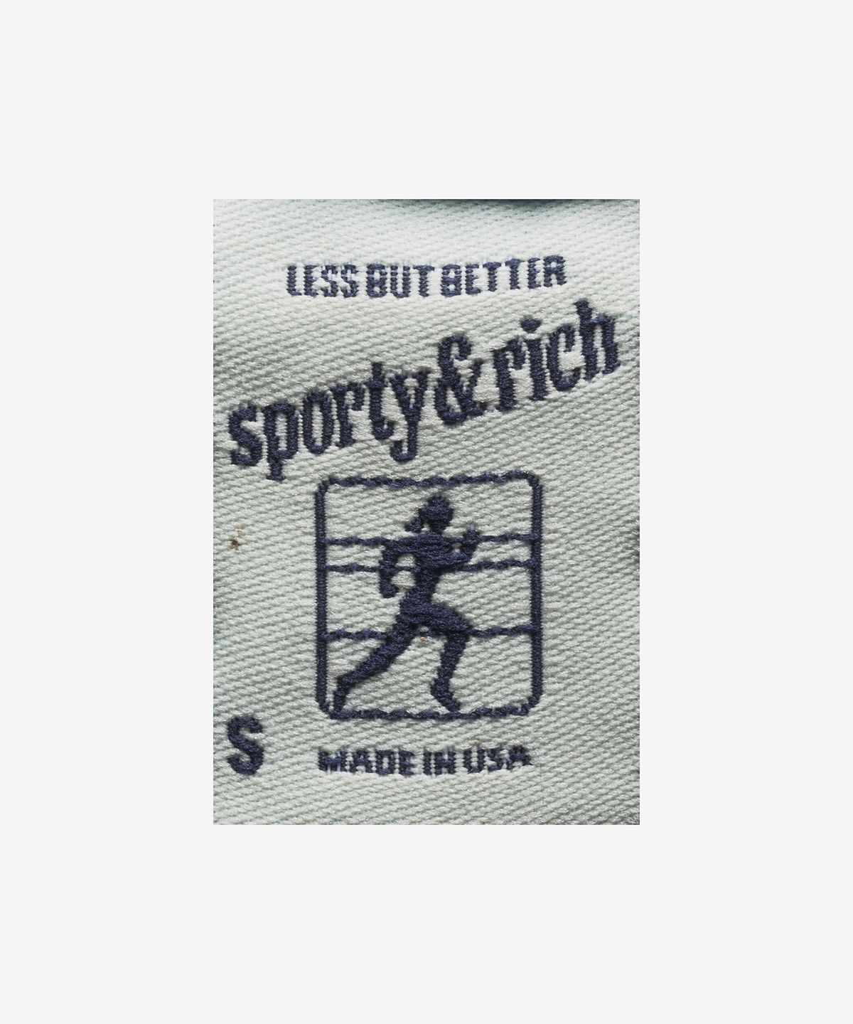 스포티앤리치(SPORTY&RICH) 뉴 드링크 워터 반소매 티셔츠 - 아틀란틱 / TS862AT