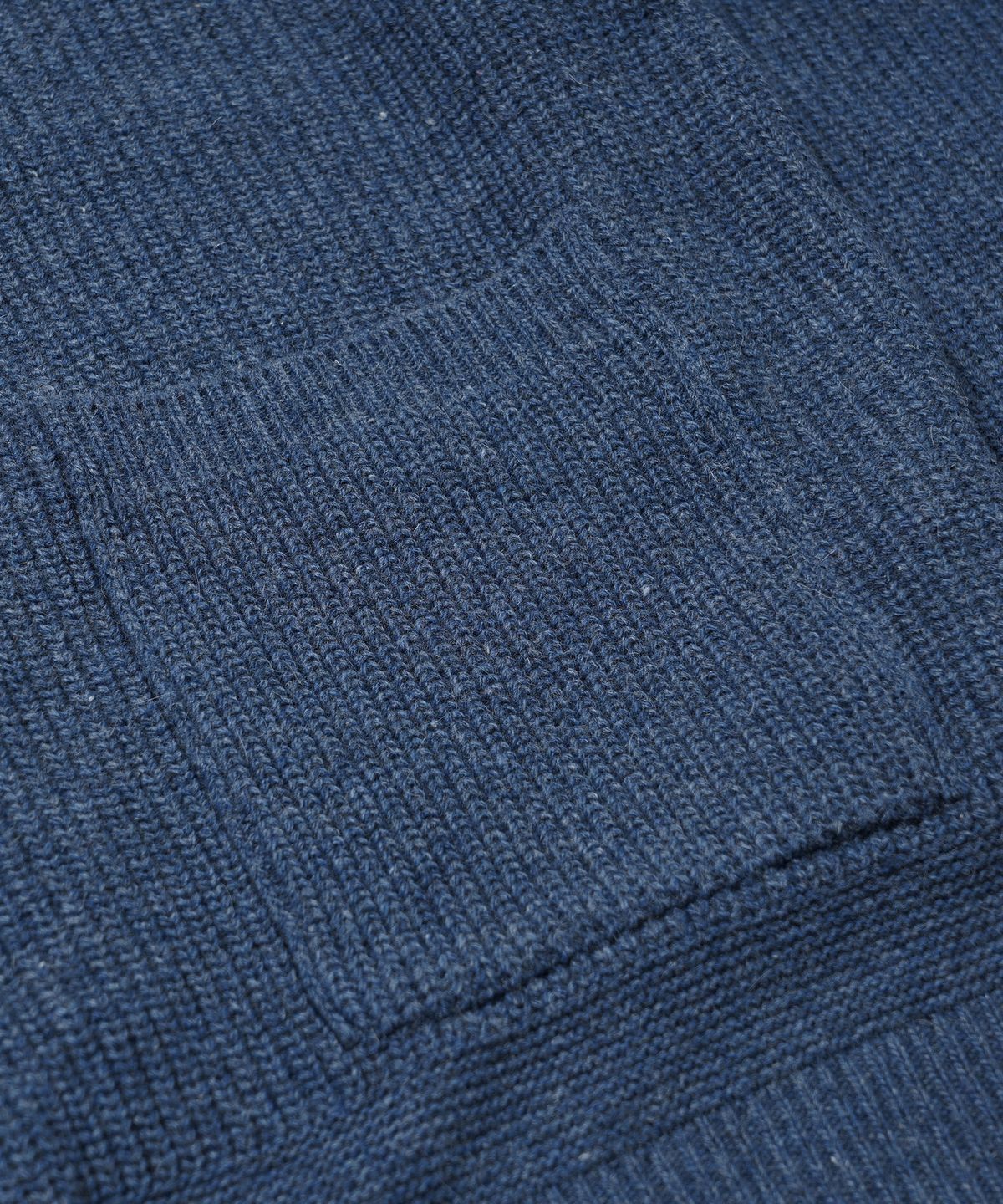 프리즘웍스(FRIZMWORKS) HEAVY WOOL ROUND CARDIGAN _ DENIM