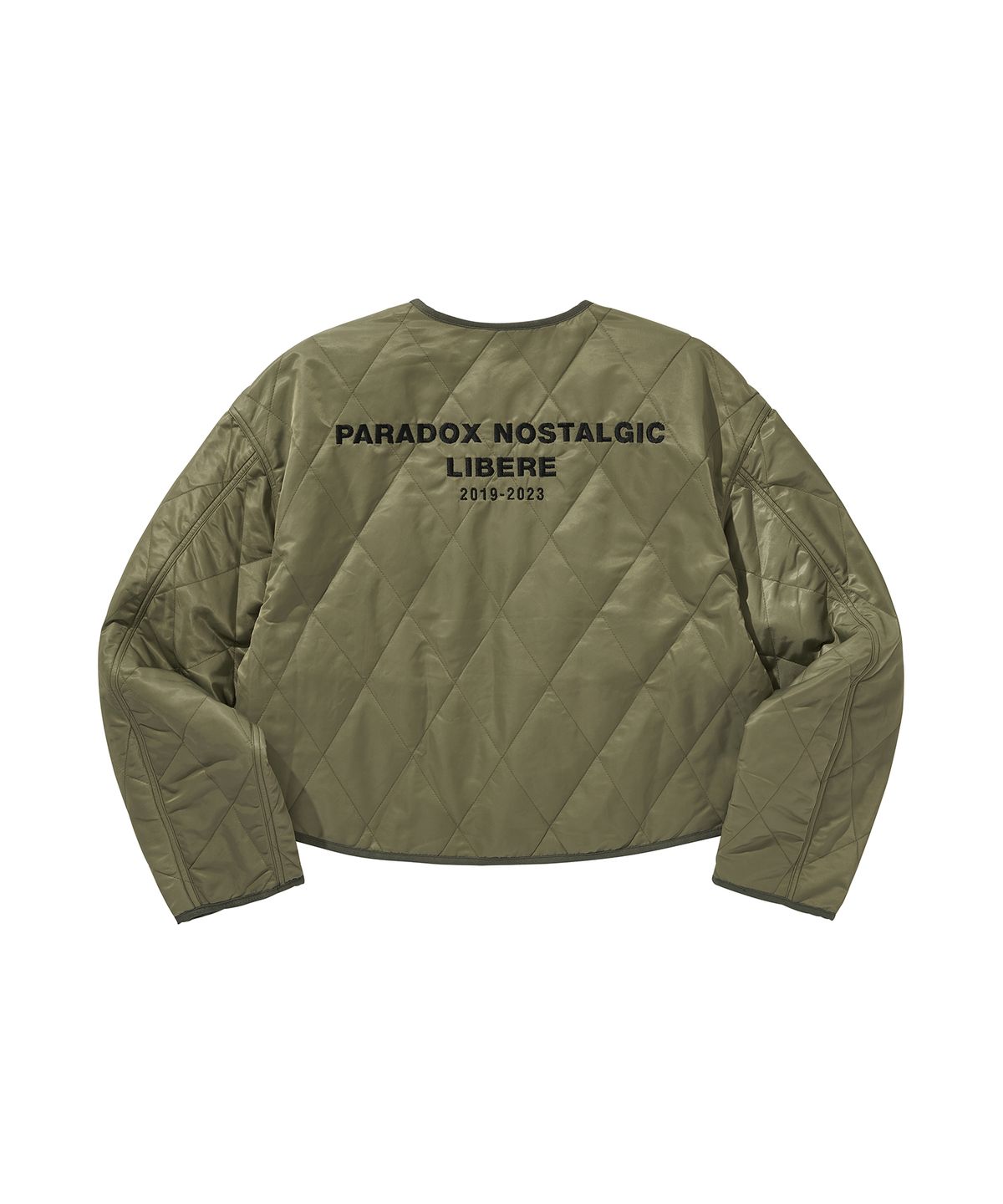 리베레(LIBERE) HALF QUILTING JACKET / OLIVE