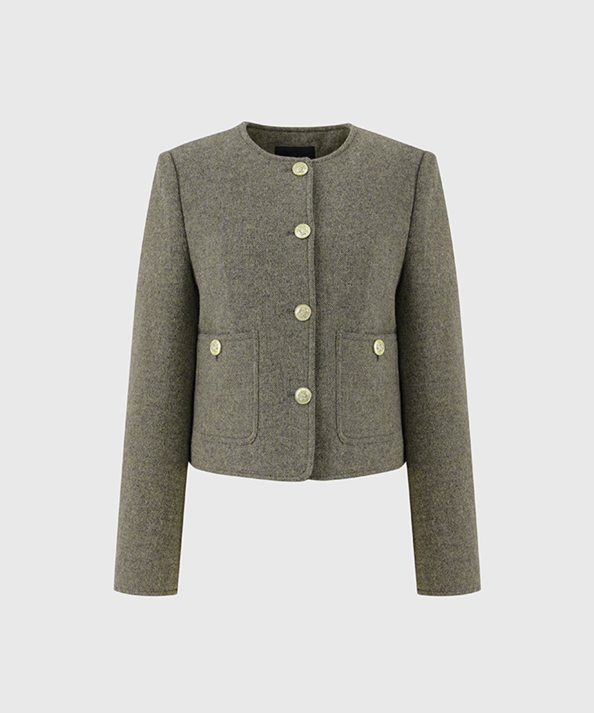 룩캐스트(LOOKAST) 베이비 알파카 트위드 자켓 / BABY ALPACA TWEED JACKET_2colors