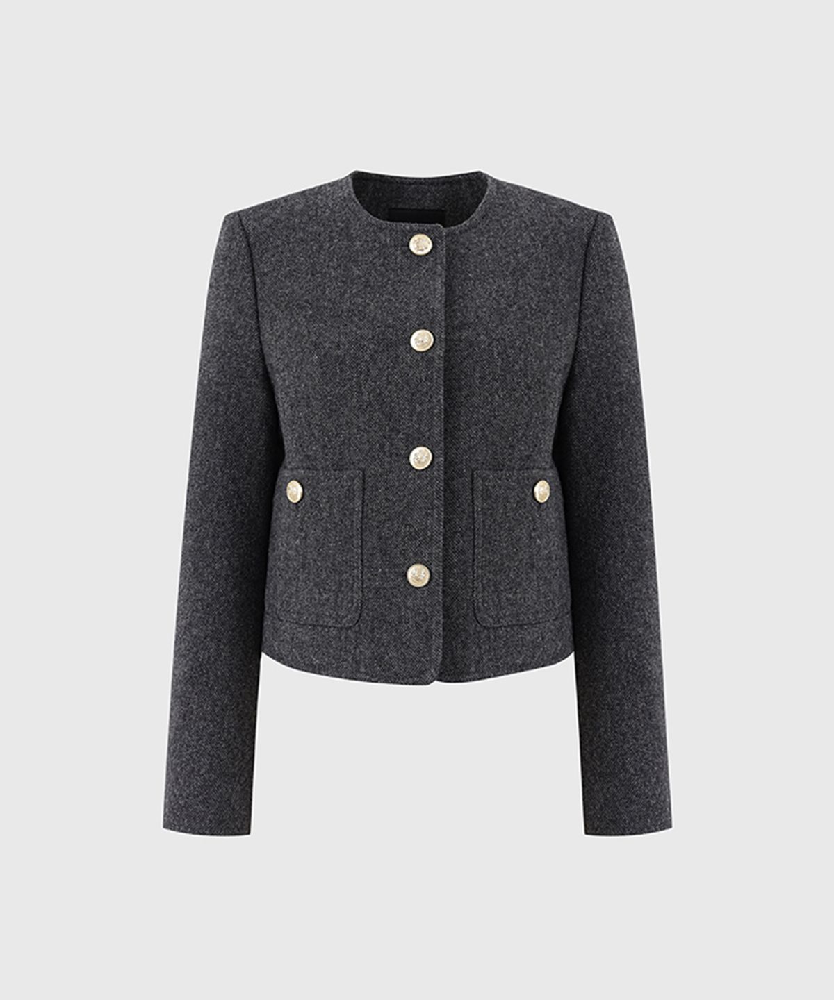 룩캐스트(LOOKAST) 베이비 알파카 트위드 자켓 / BABY ALPACA TWEED JACKET_2colors