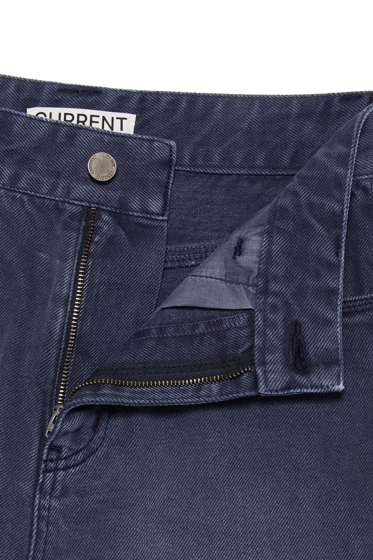 커렌트(CURRENT) CURVED DYING JEANS [NAVY]