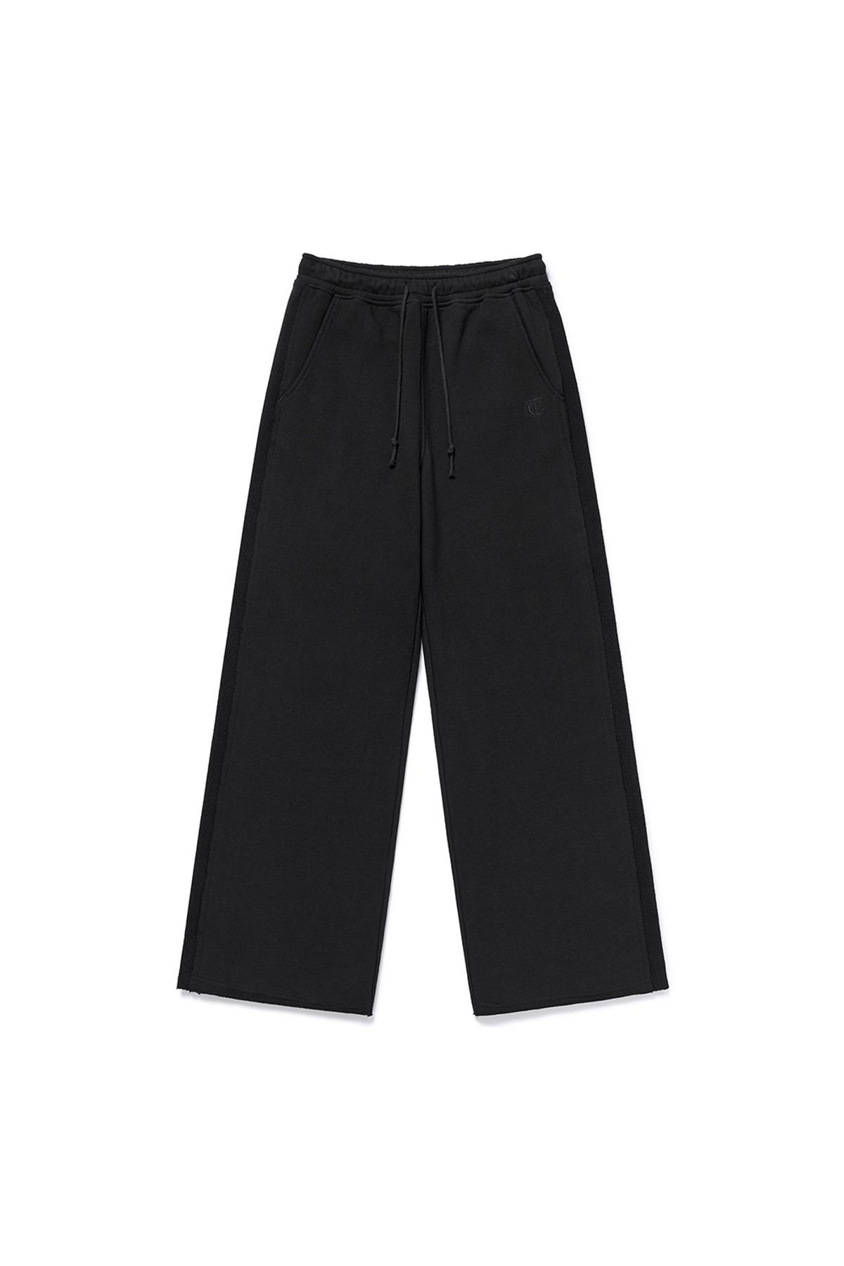 커렌트(CURRENT) SIDE DETAIL SWEAT PANTS [BLACK]