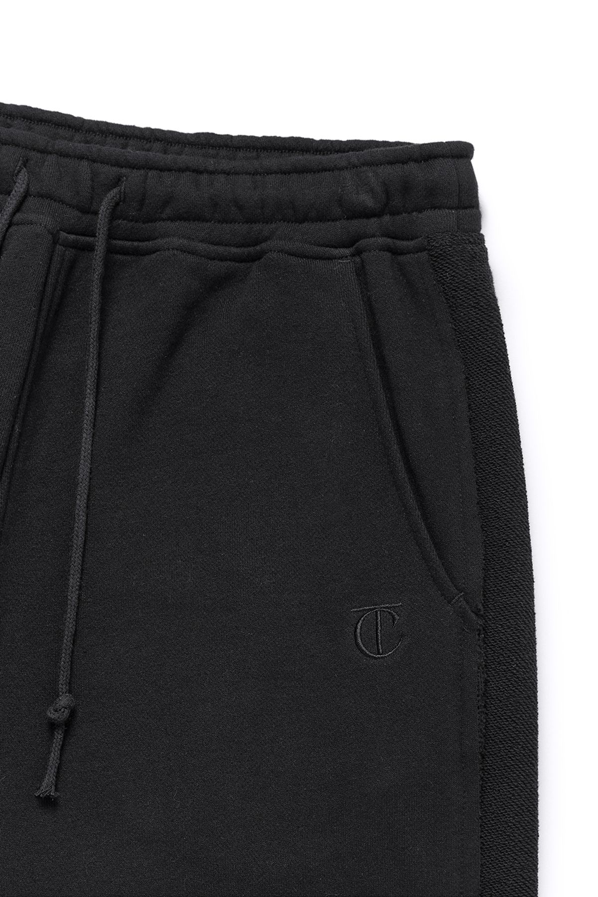 커렌트(CURRENT) SIDE DETAIL SWEAT PANTS [BLACK]