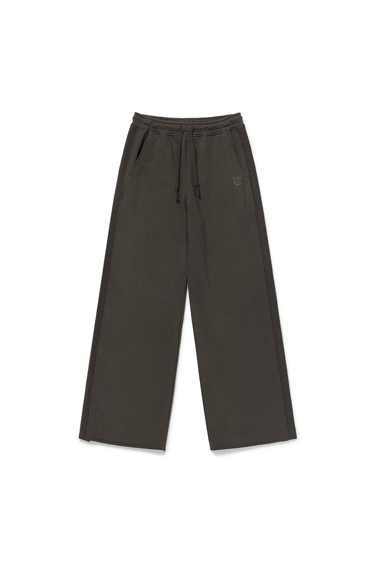 커렌트(CURRENT) SIDE DETAIL SWEAT PANTS [CHARCOAL]
