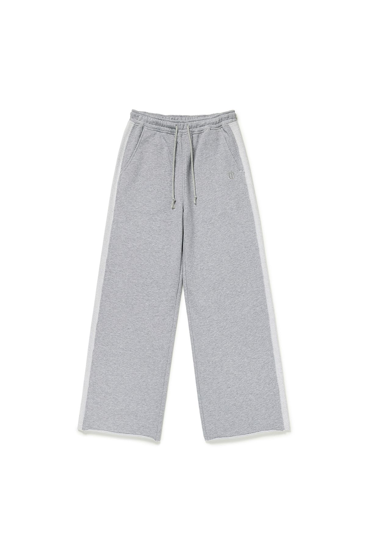 커렌트(CURRENT) SIDE DETAIL SWEAT PANTS [MELANGE GRAY]