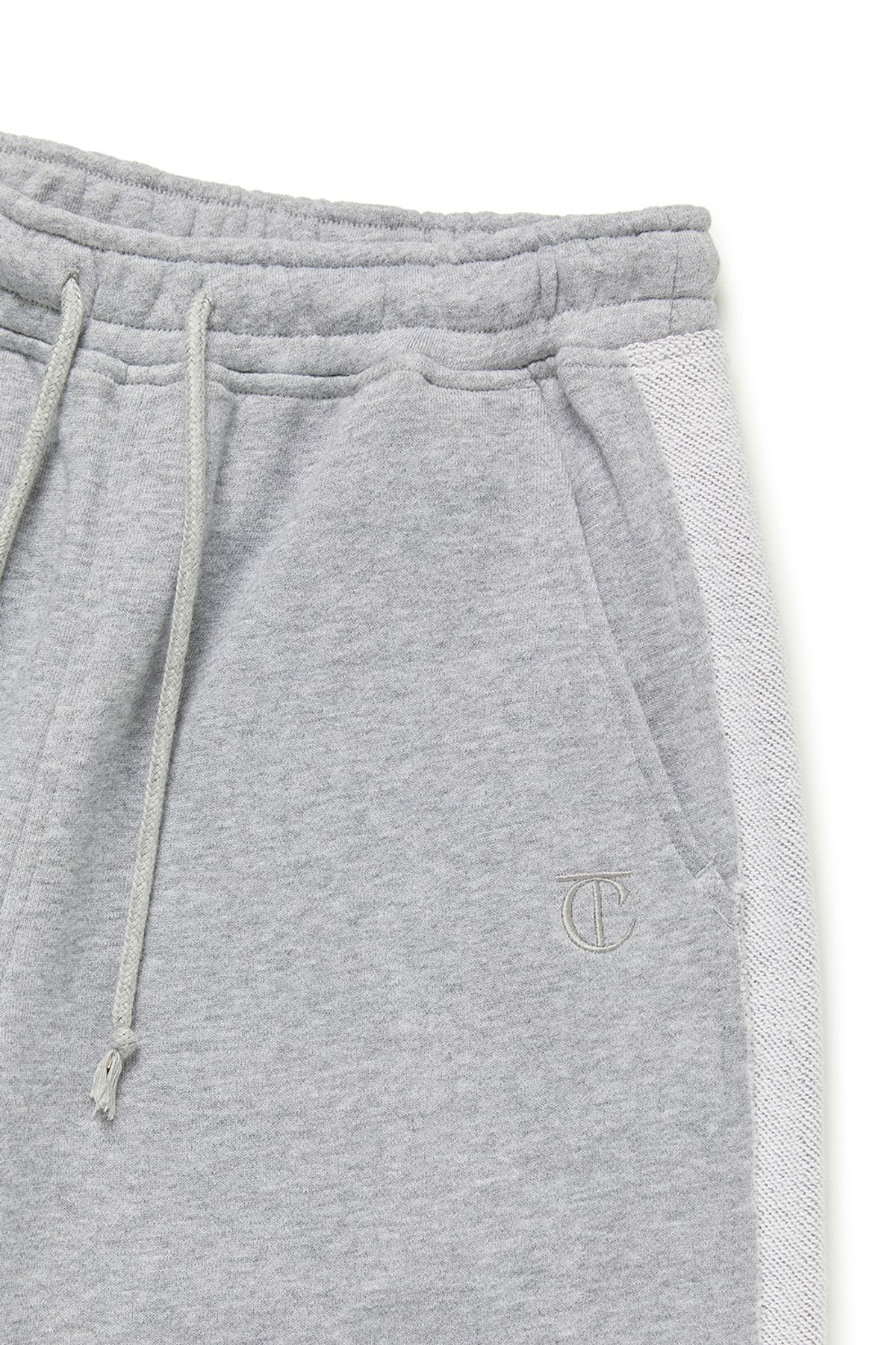 커렌트(CURRENT) SIDE DETAIL SWEAT PANTS [MELANGE GRAY]