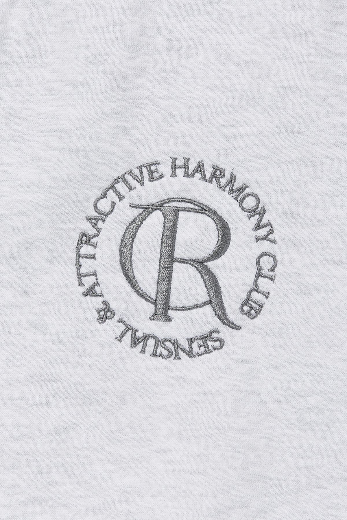 커렌트(CURRENT) SYMBOL LOGO SWEATSHIRT [WHITE MELANGE]