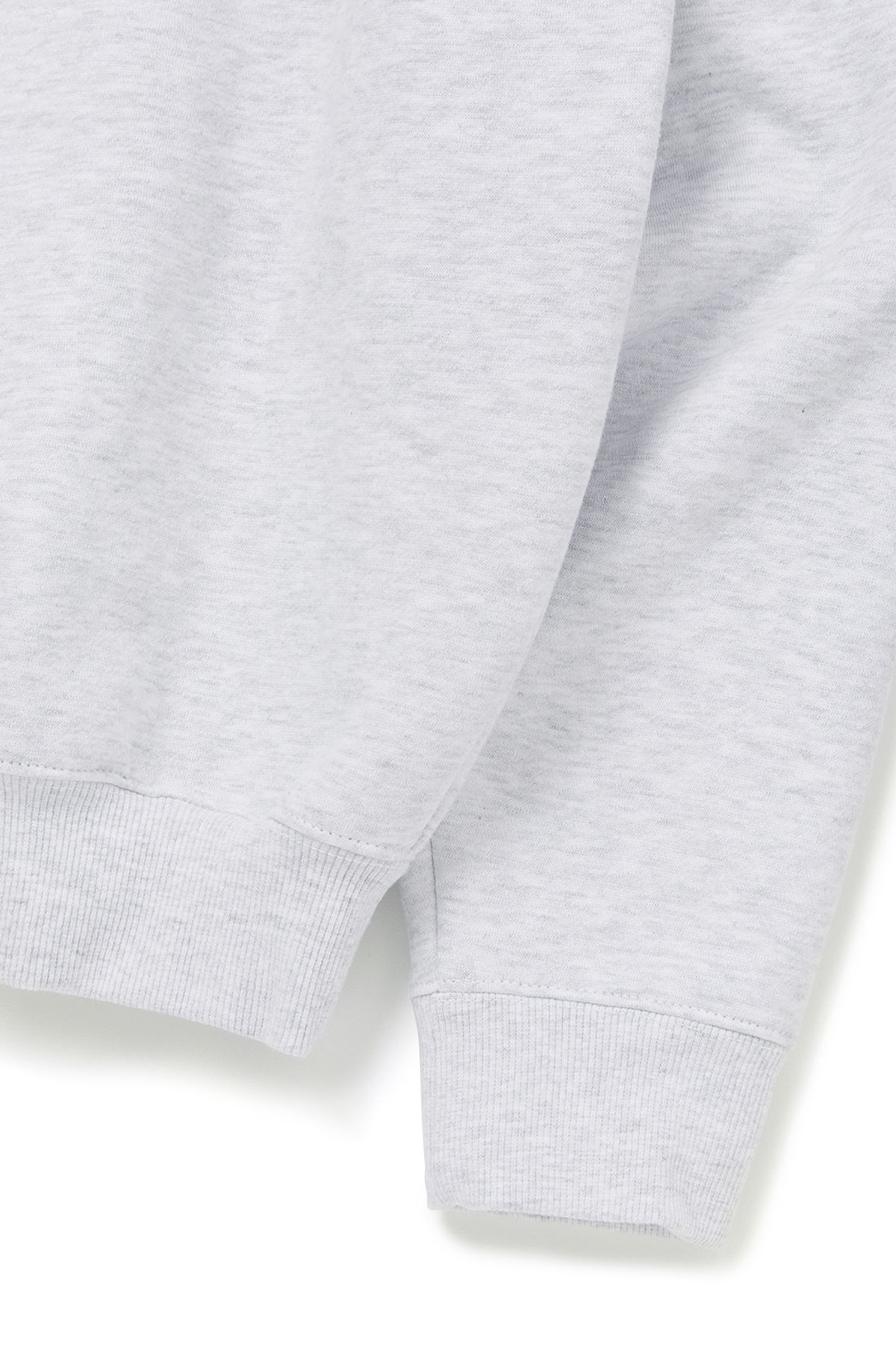 커렌트(CURRENT) SYMBOL LOGO SWEATSHIRT [WHITE MELANGE]