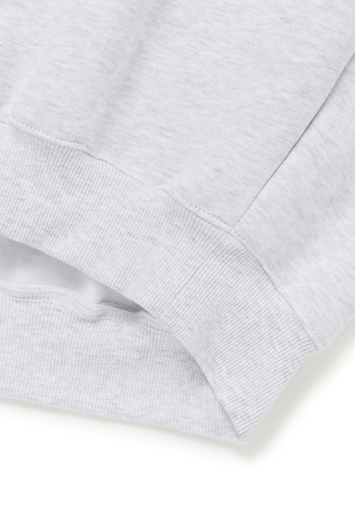 커렌트(CURRENT) SYMBOL LOGO SWEATSHIRT [WHITE MELANGE]