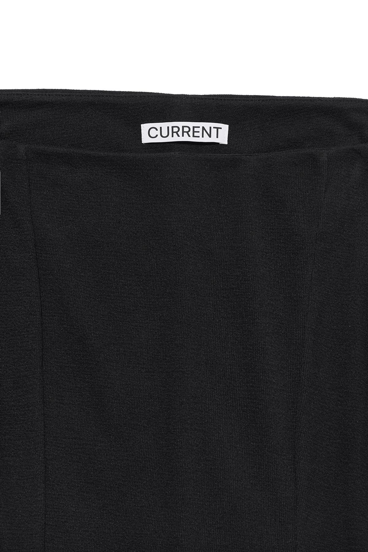 커렌트(CURRENT) OFF SHOULDER CUT OUT DRESS  [BLACK]