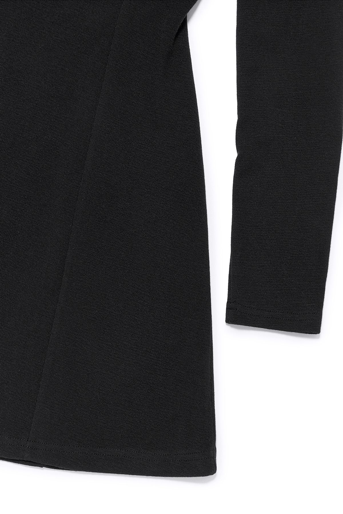 커렌트(CURRENT) OFF SHOULDER CUT OUT DRESS  [BLACK]