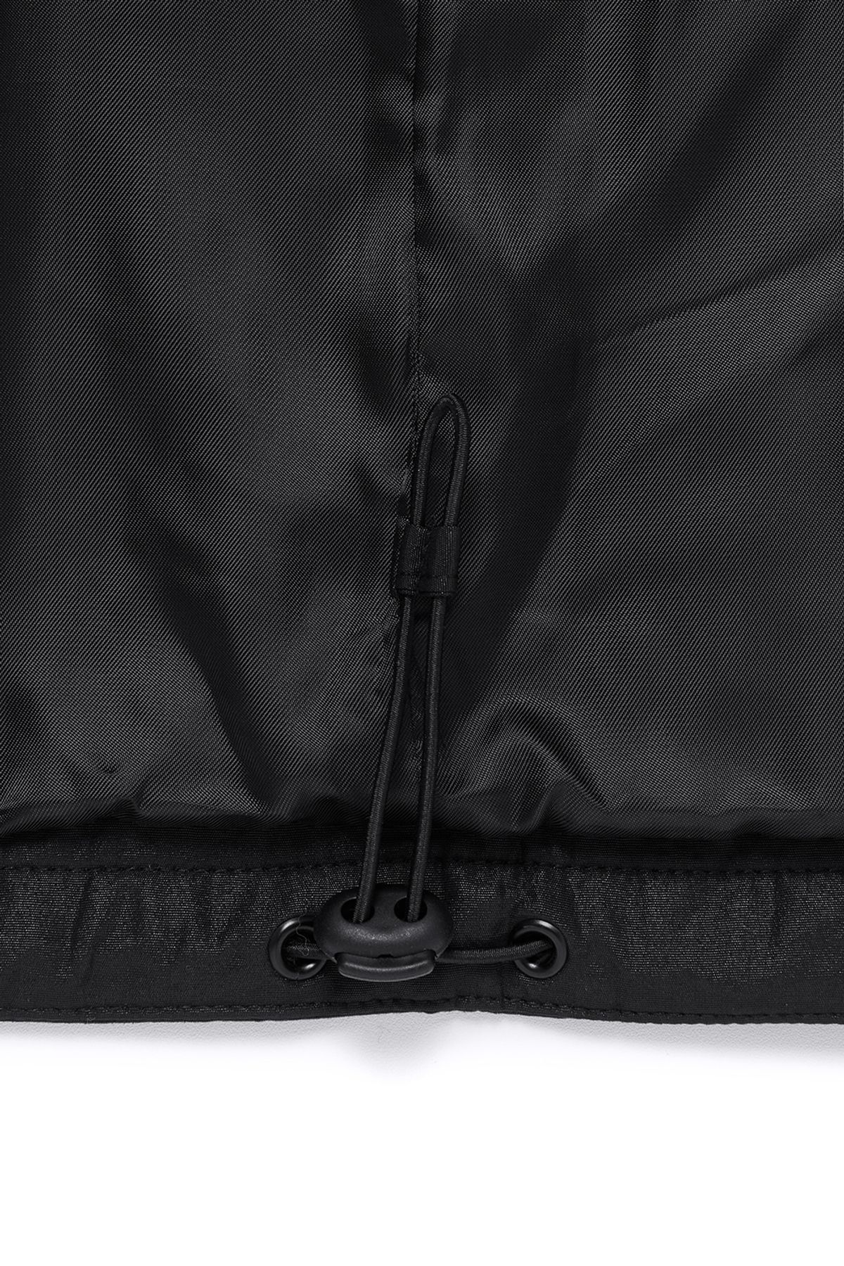 커렌트(CURRENT) GLOSSY HOODED JUMPER [BLACK]