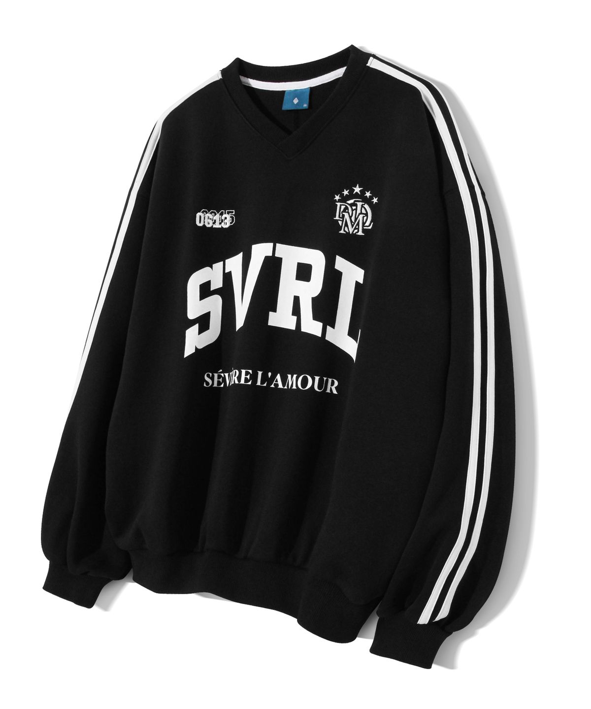 다이아몬드 레이라(DIAMOND LAYLA) SVRL Club Vneck Sweatshirt T84 - Black