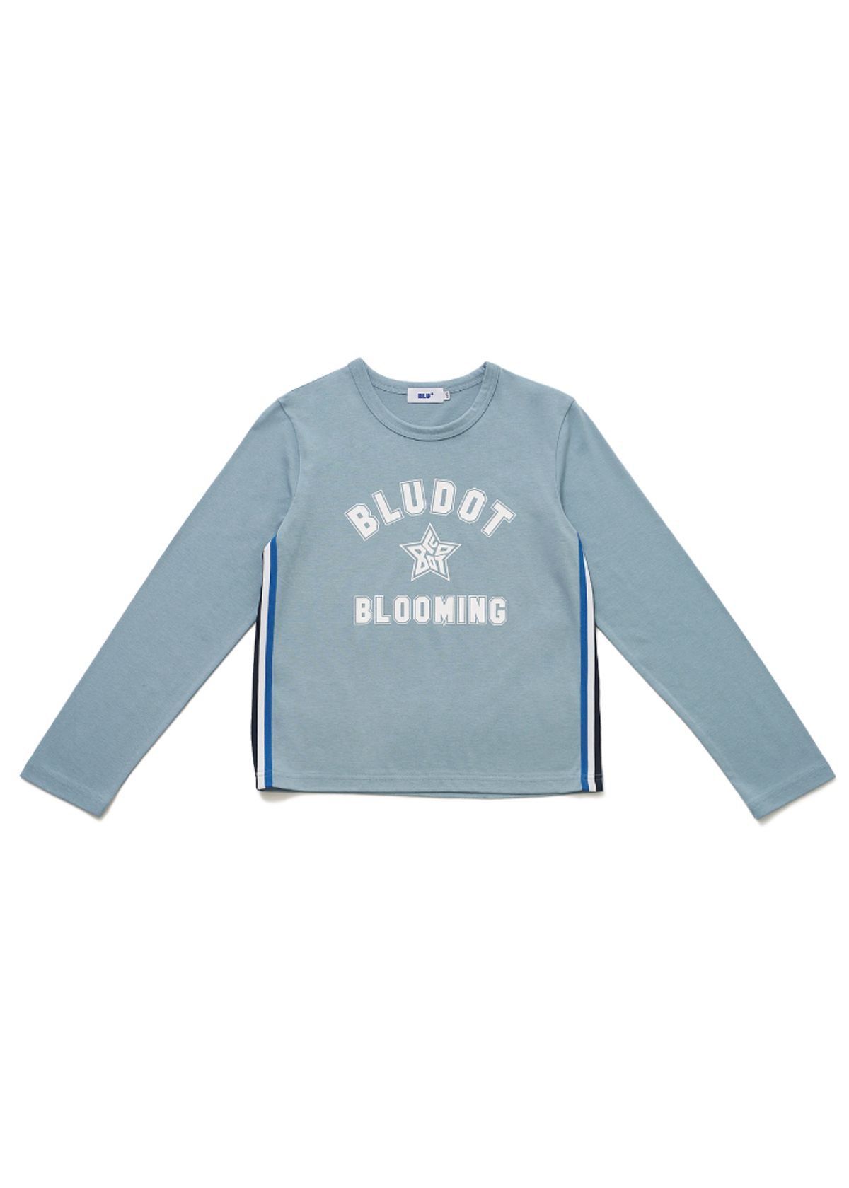 블루닷(BLUDOT) 그래픽 프린트 긴팔티셔츠_SB