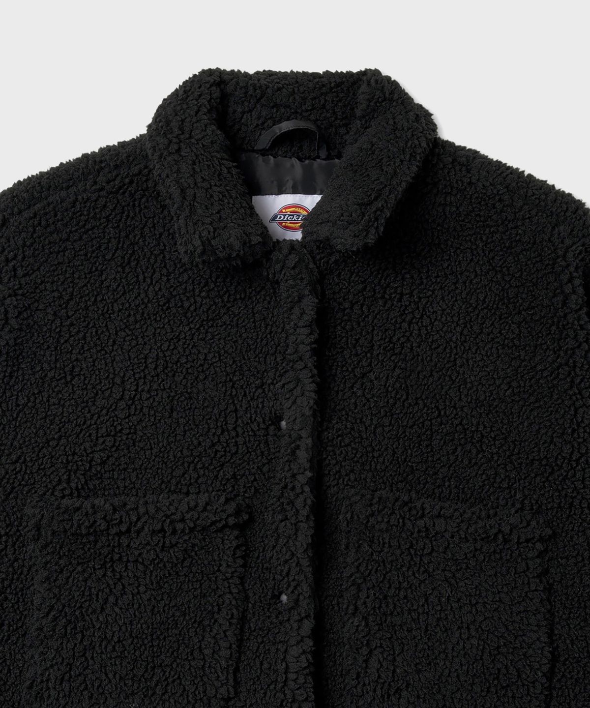 디키즈(DICKIES) 하이 파일 릴렉스드 헤비 재킷 Black
