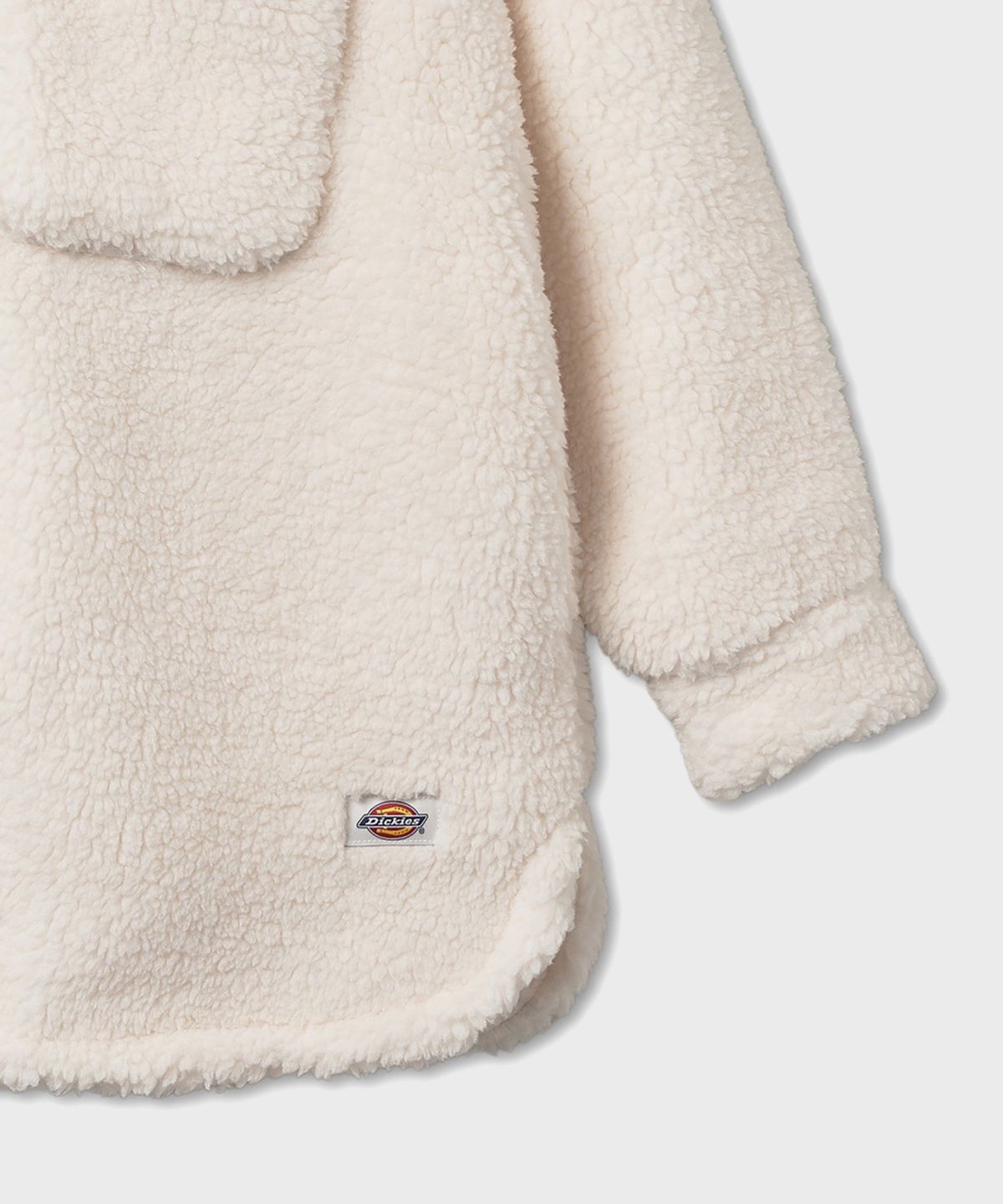 디키즈(DICKIES) 하이 파일 릴렉스드 헤비 재킷 Cream
