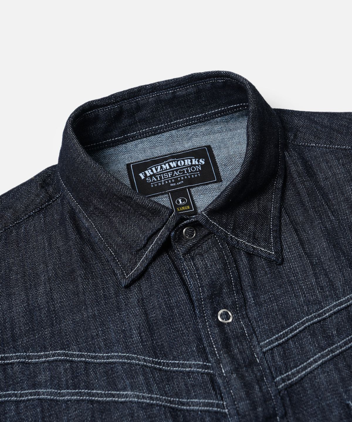 프리즘웍스(FRIZMWORKS) WESTERN DENIM SHIRT _ INDIGO
