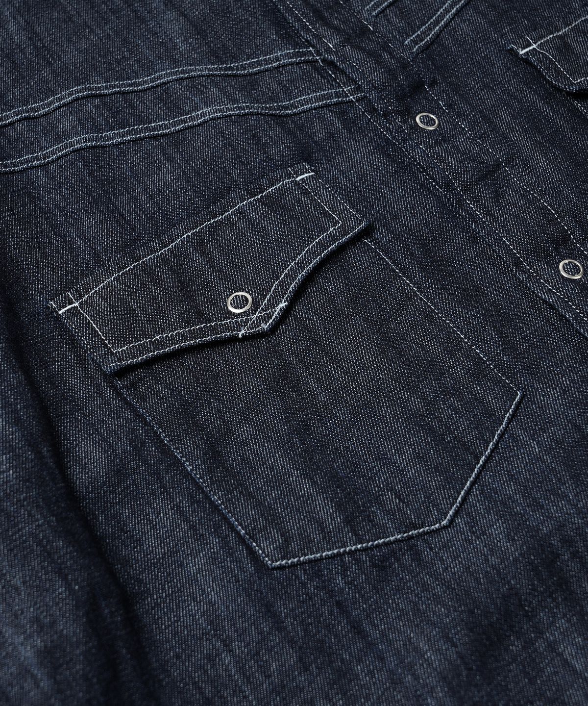 프리즘웍스(FRIZMWORKS) WESTERN DENIM SHIRT _ INDIGO