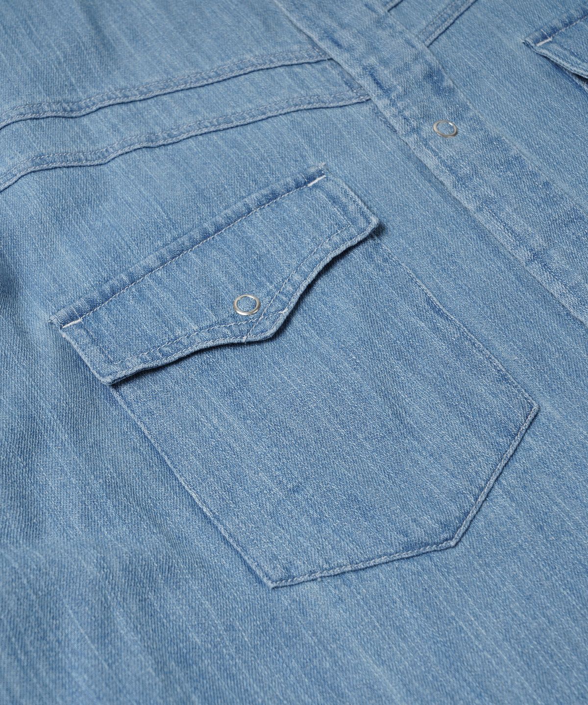 프리즘웍스(FRIZMWORKS) WESTERN DENIM SHIRT _ LIGHT BLUE