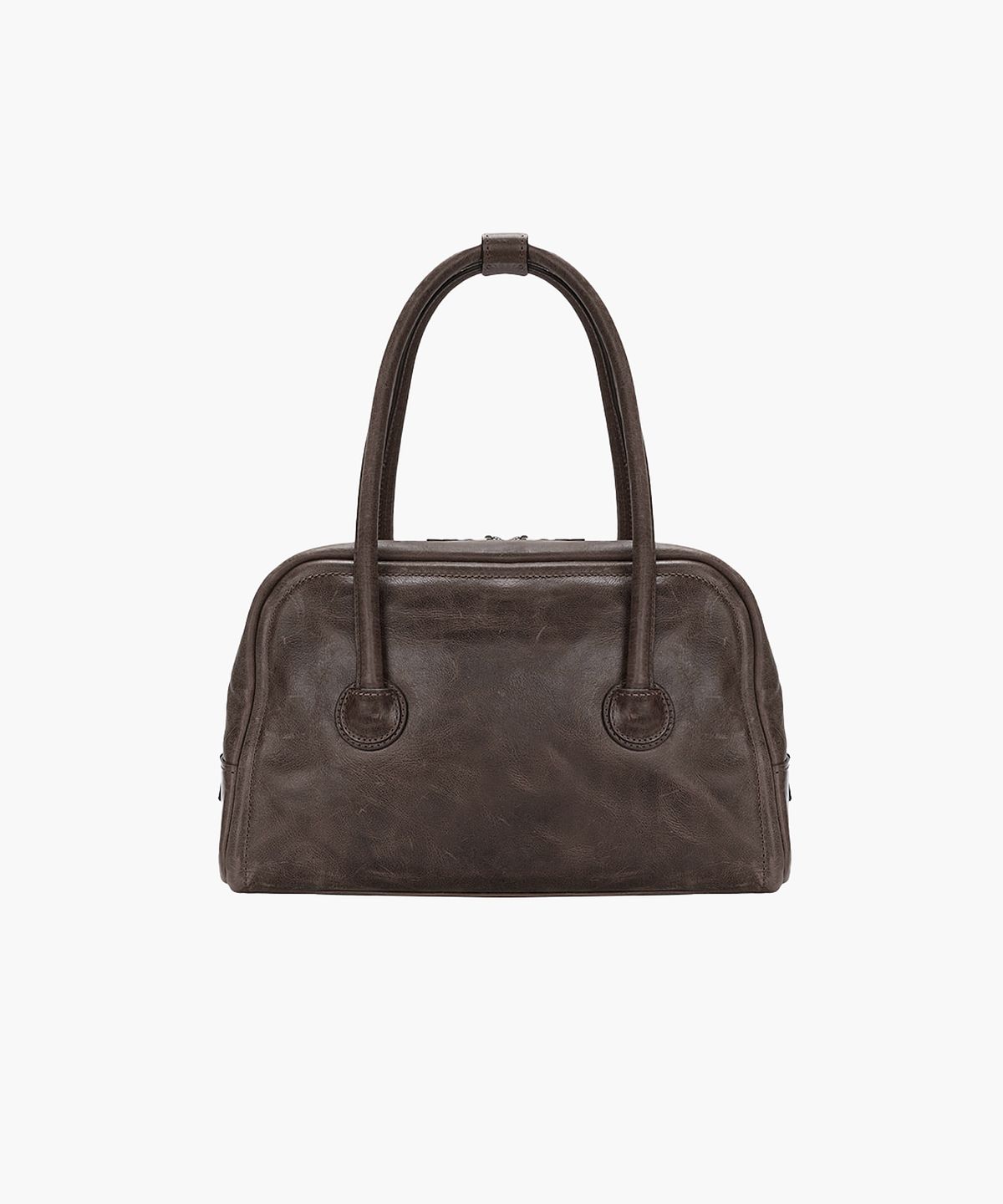 마지셔우드(MARGESHERWOOD) SOFT TOTE_washed brown pull-up