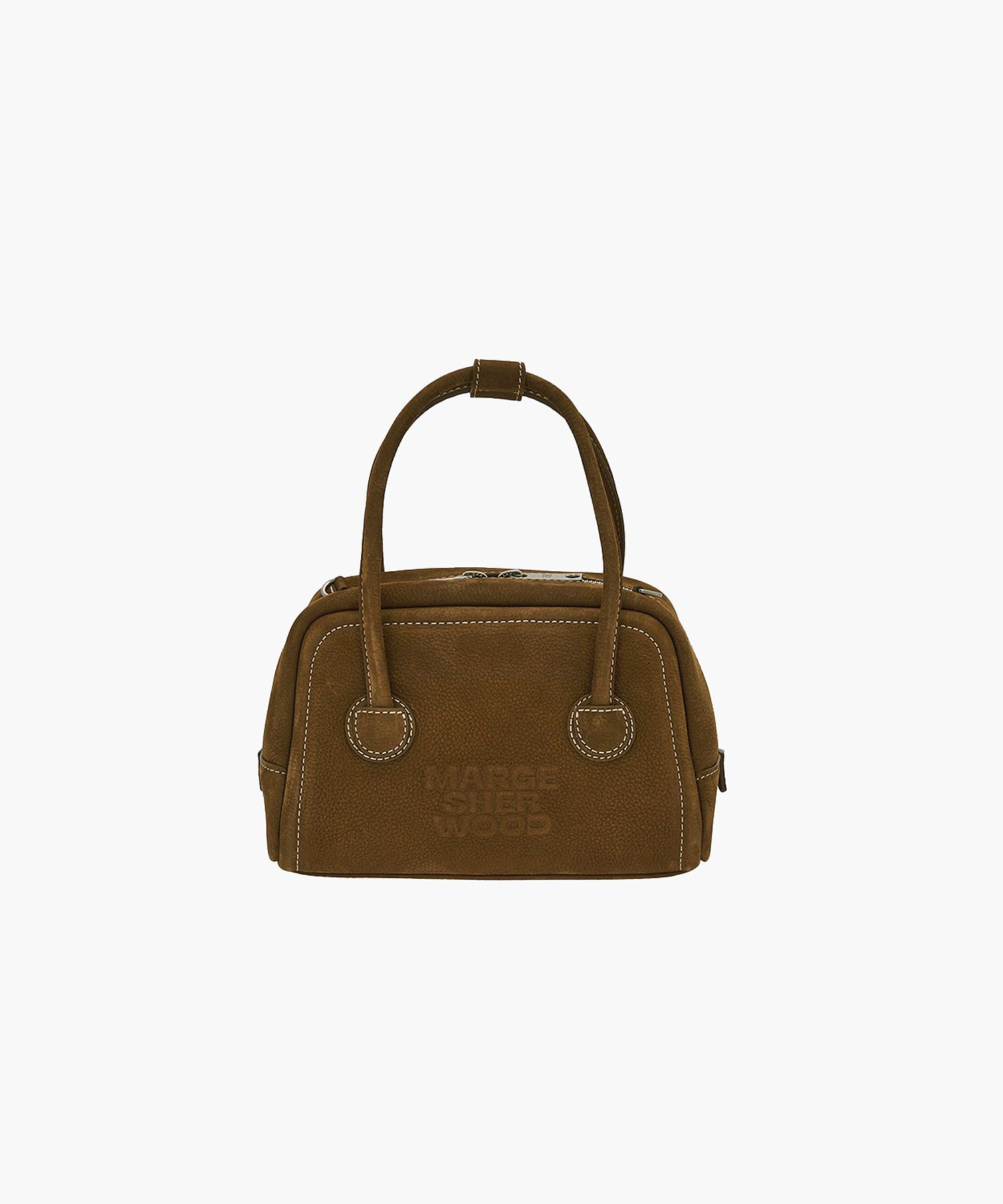 【MARGESHERWOOD】DUMPLING TOTE Chestnut Nubuck MARGESHERWOOD Dumpling tote chestnut nubuck suede leather