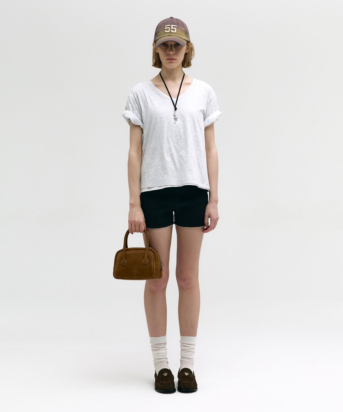 마지셔우드(MARGESHERWOOD) SOFT TOTE MINI_chestnut nubuck