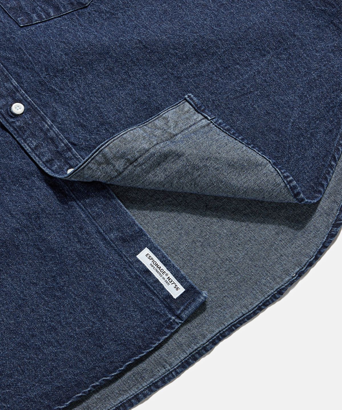 에스피오나지(ESPIONAGE) Denim Over Shirt Dark Indigo