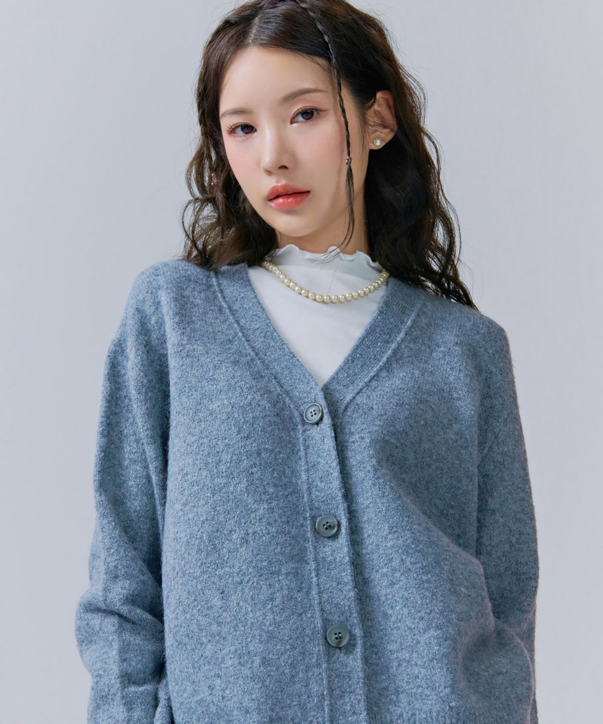 체이스컬트(CHASECULT) 여성 루즈핏 보카시 가디건-CFRG4371C0B