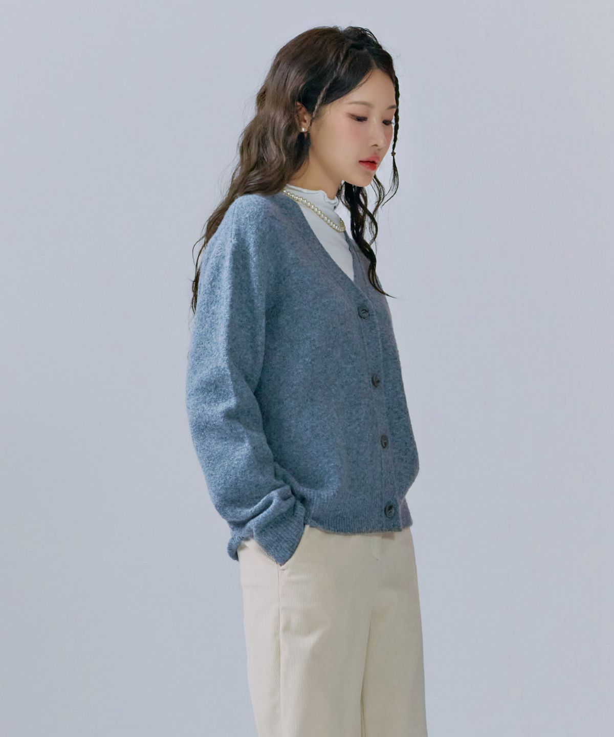 체이스컬트(CHASECULT) 여성 루즈핏 보카시 가디건-CFRG4371C0B