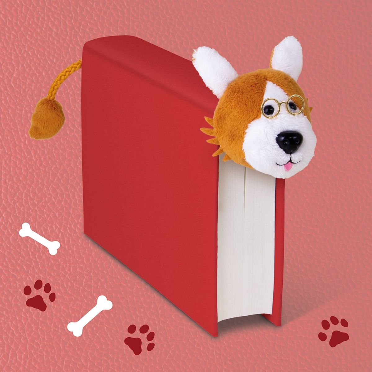 집잇(ZIPIT) 영국if사 동물인형북마크 Booktails  - 웰시코기